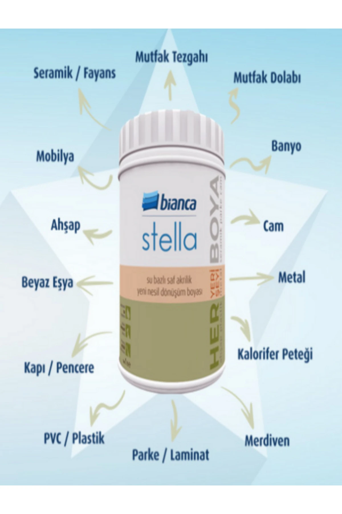 Stella  Sprey Mermer Efekt 200 Ml