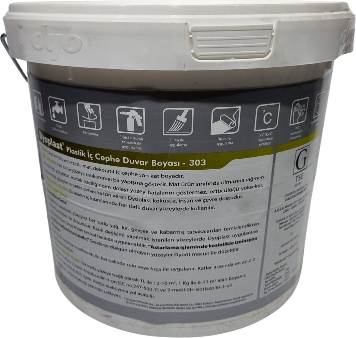 plast Plastik Iç Cephe Duvar B. Vizon 15 Lt.