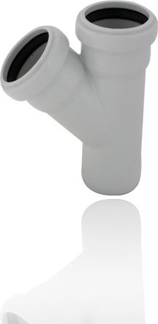 Pvc 50/50 Tek Çatal Atık Su Borusu