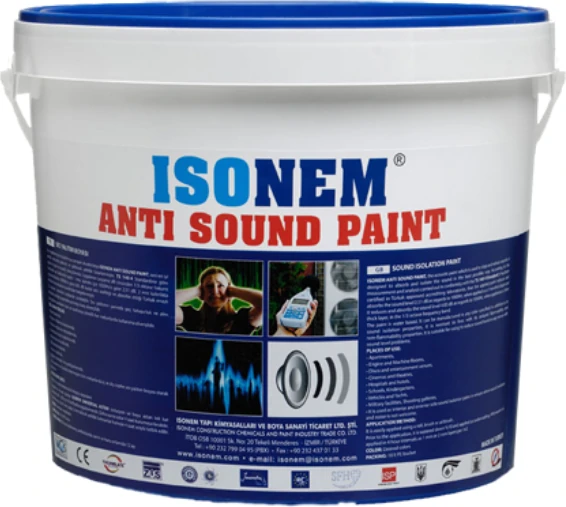 Isonem Anti Sound Paint Ses Yalıtım Boyası 10L