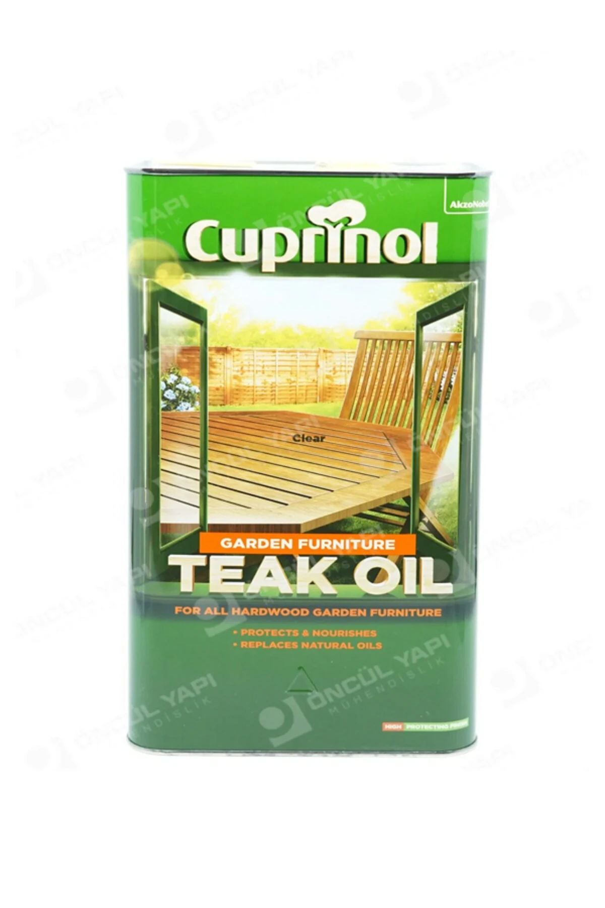Cuprinol Cx Doğal ahşap tik yağı 5 lt /ŞEFFAF