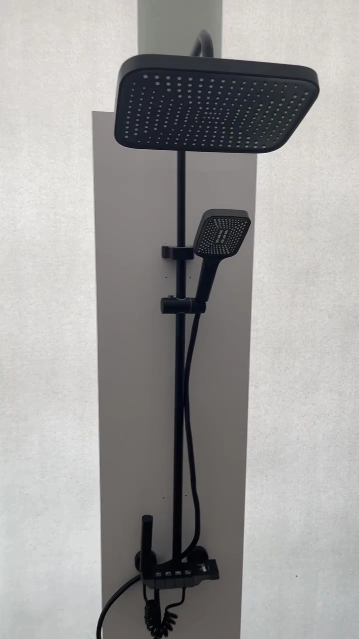 PİYANO DUŞ SETİ KENDİNDEN BATARYALI ÇOKLU FONKSYON KOLAY MONTAJ UZATMA BORUSU HEDİYELİ