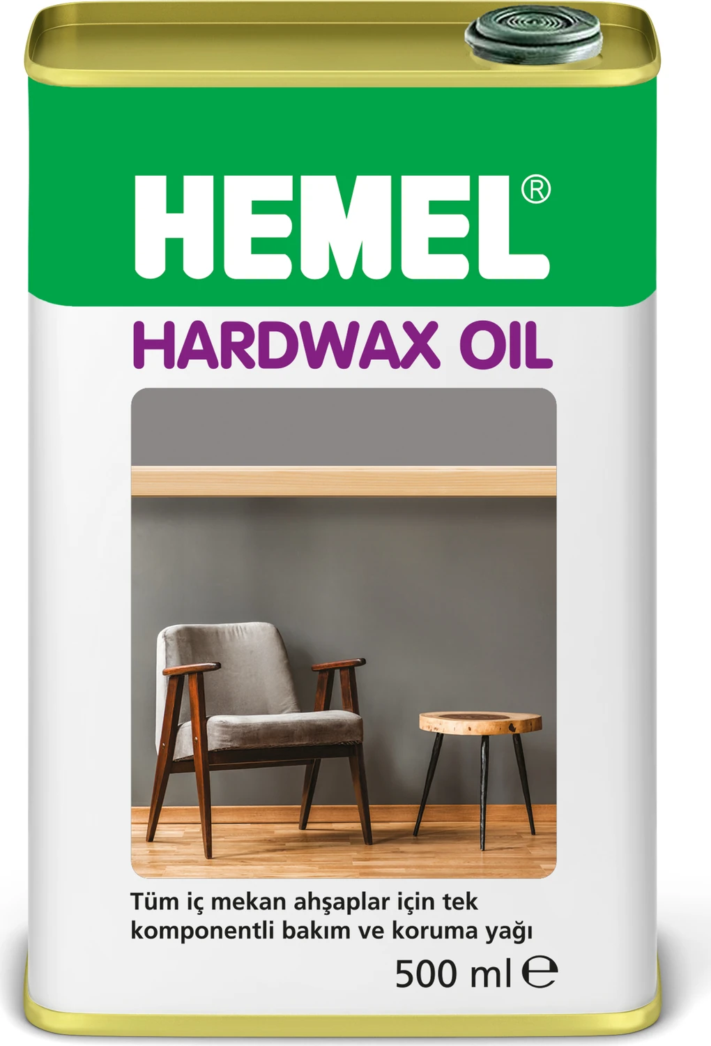 Hardwax Oil Doğal Bakım ve Koruma Ürünü Clear 500 ml