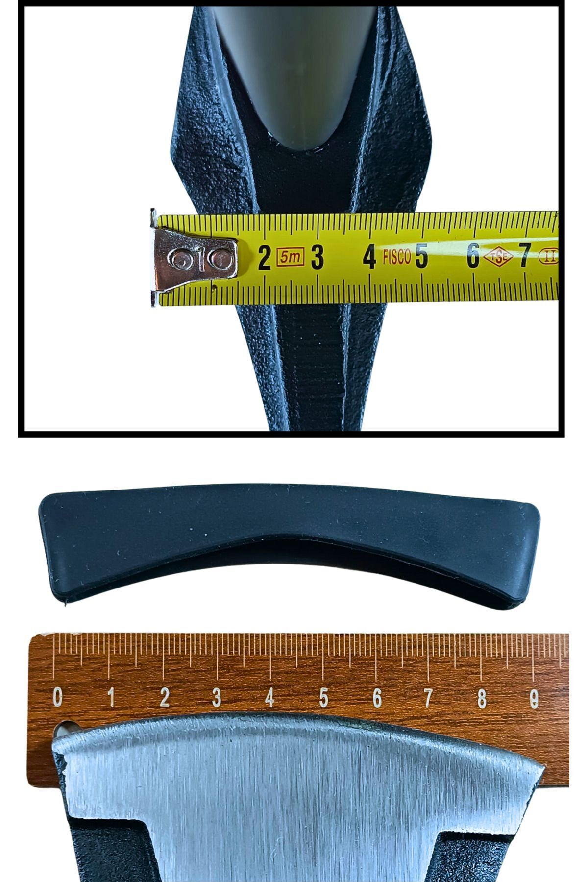 Fiber Plastik Saplı Balta Odun Yarma Baltası 2kg (80 CM TOPLAM UZUNLUK)