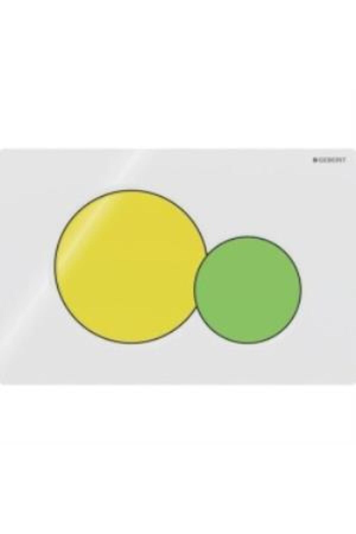 Sigma01 115.770.la.5 Çift Basmalı Kumanda Paneli, Yeşil Sarı