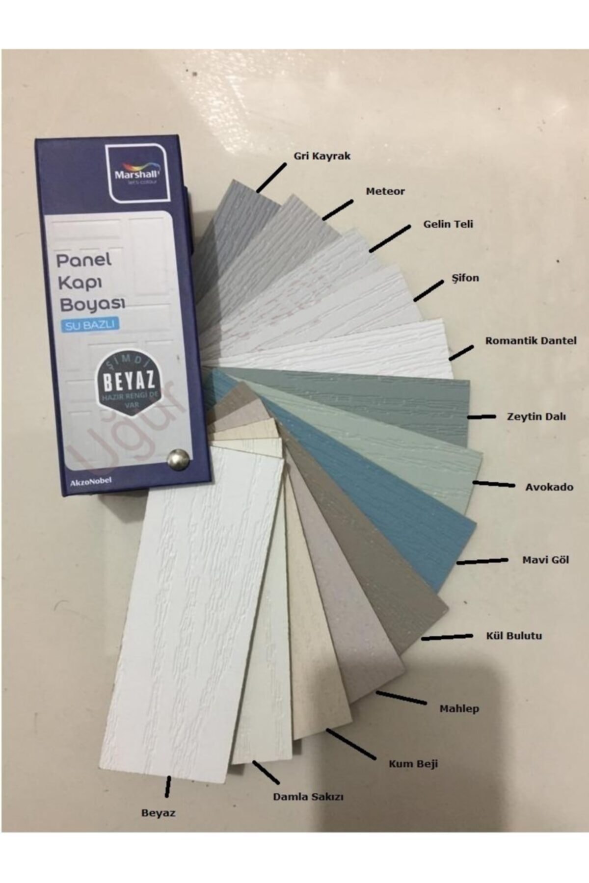 Su Bazlı Panel Kapı Boyası 2.5 Lt Gri Kayrak