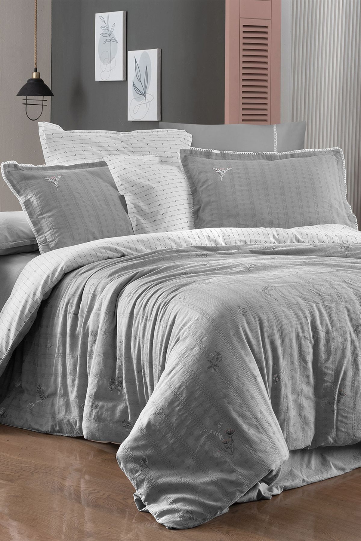 Gracia Çift Kişilik %100 Pamuk Mood Comfort Nevresim Takımı