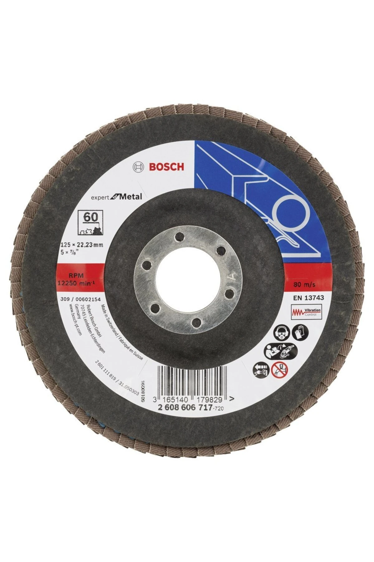 - 125 Mm 60 Kum Expert Serisi Metal Flap Disk