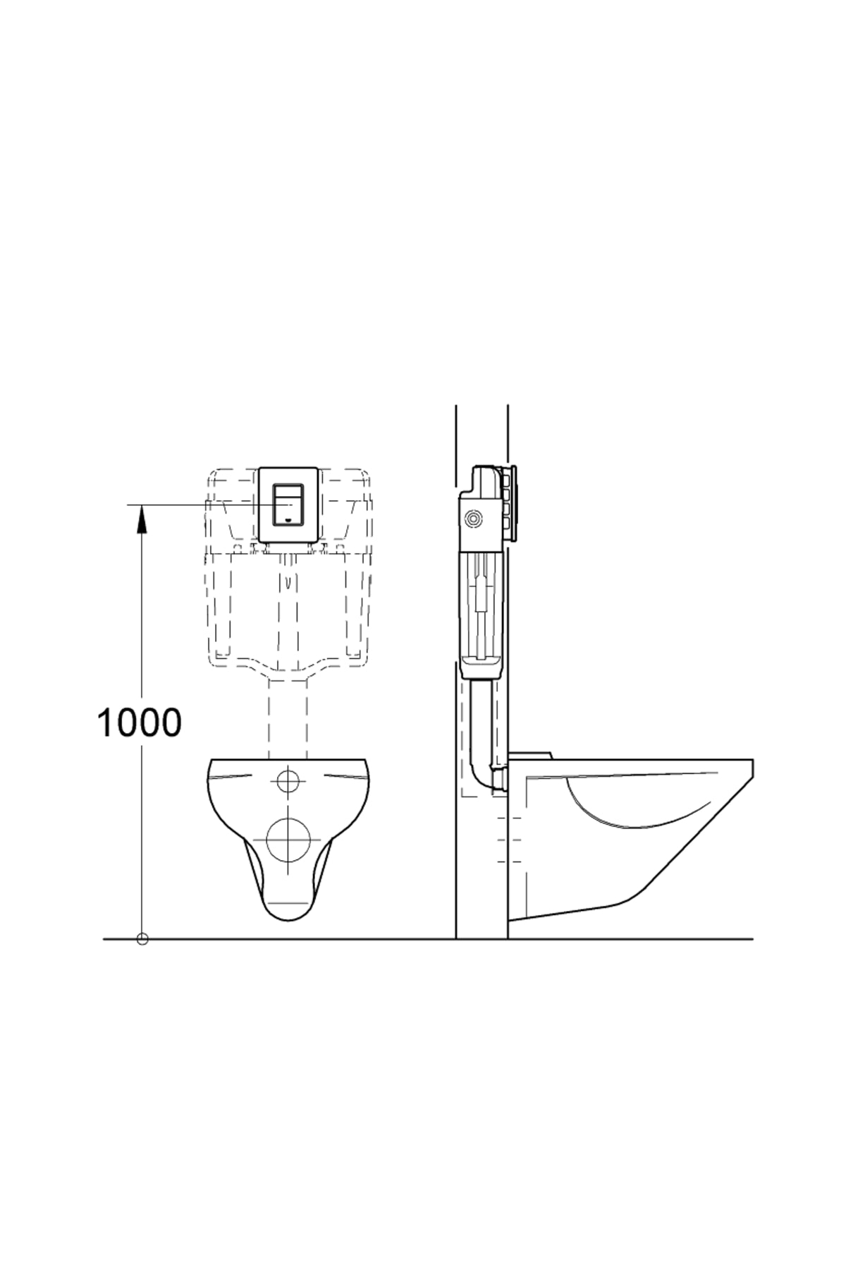 Gömme Rezervuar Kumanda Paneli ABS Br.Hard Grap. - 38732AL0
