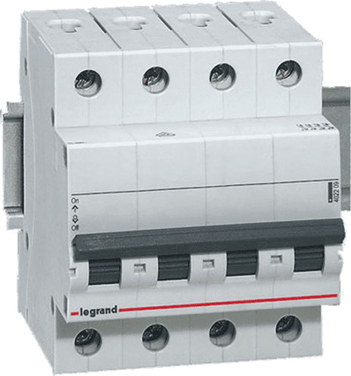 Trifaze Nötr Kesmeli 4X6A C Tipi Otomatik Sigorta 6ka 403702