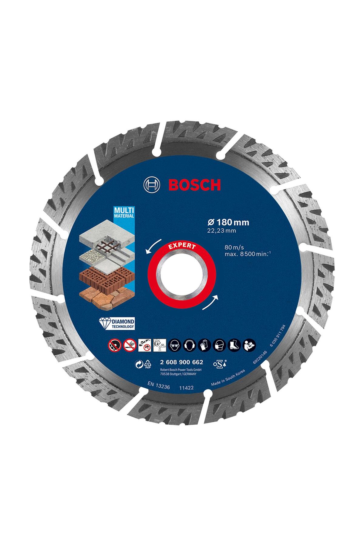 EXPERT MultiMaterial Elmas Kesme Diski 180 x 22,23 x 2,4 x 12 mm