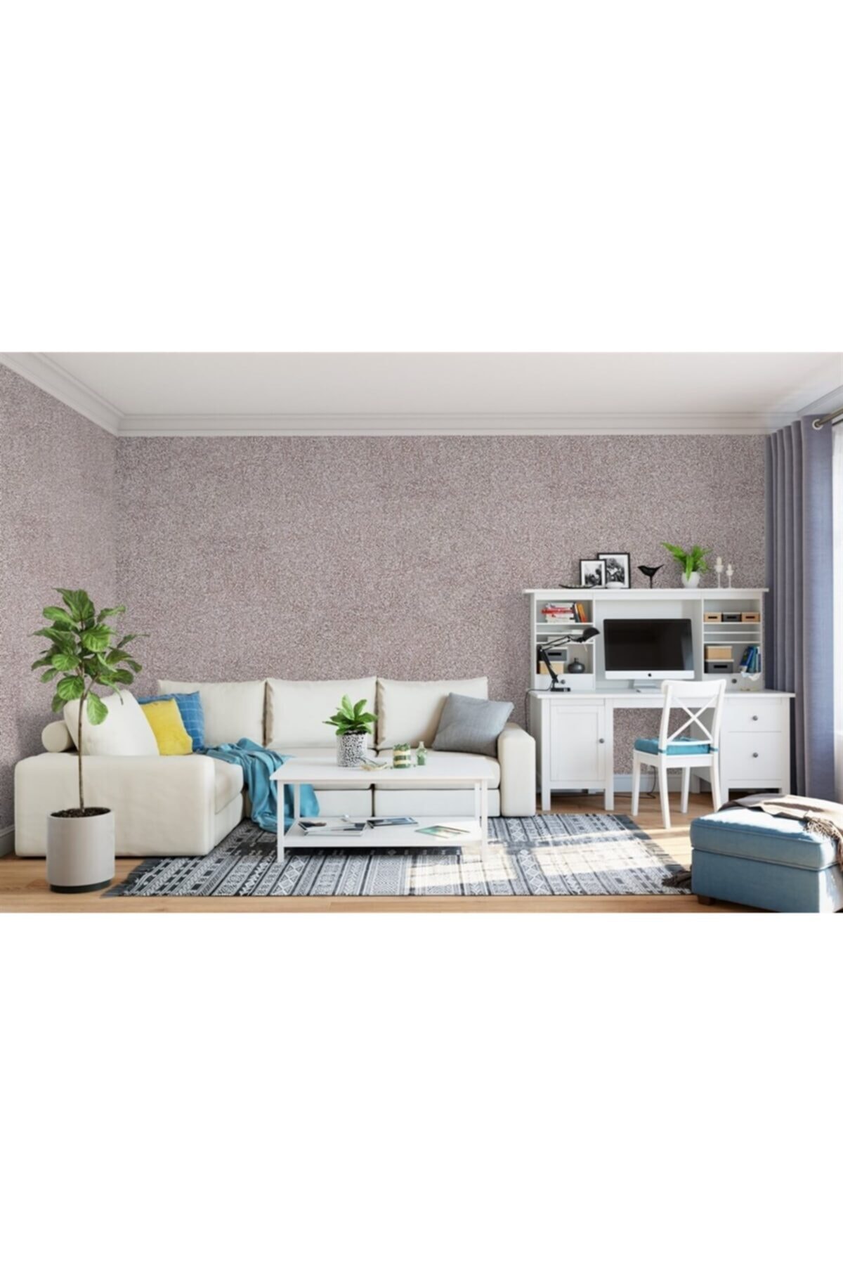 Isı Ve Ses Yalıtımlı Canlı | Ipek | Dekoratif Sıva Pearl-14 | Kahverengi