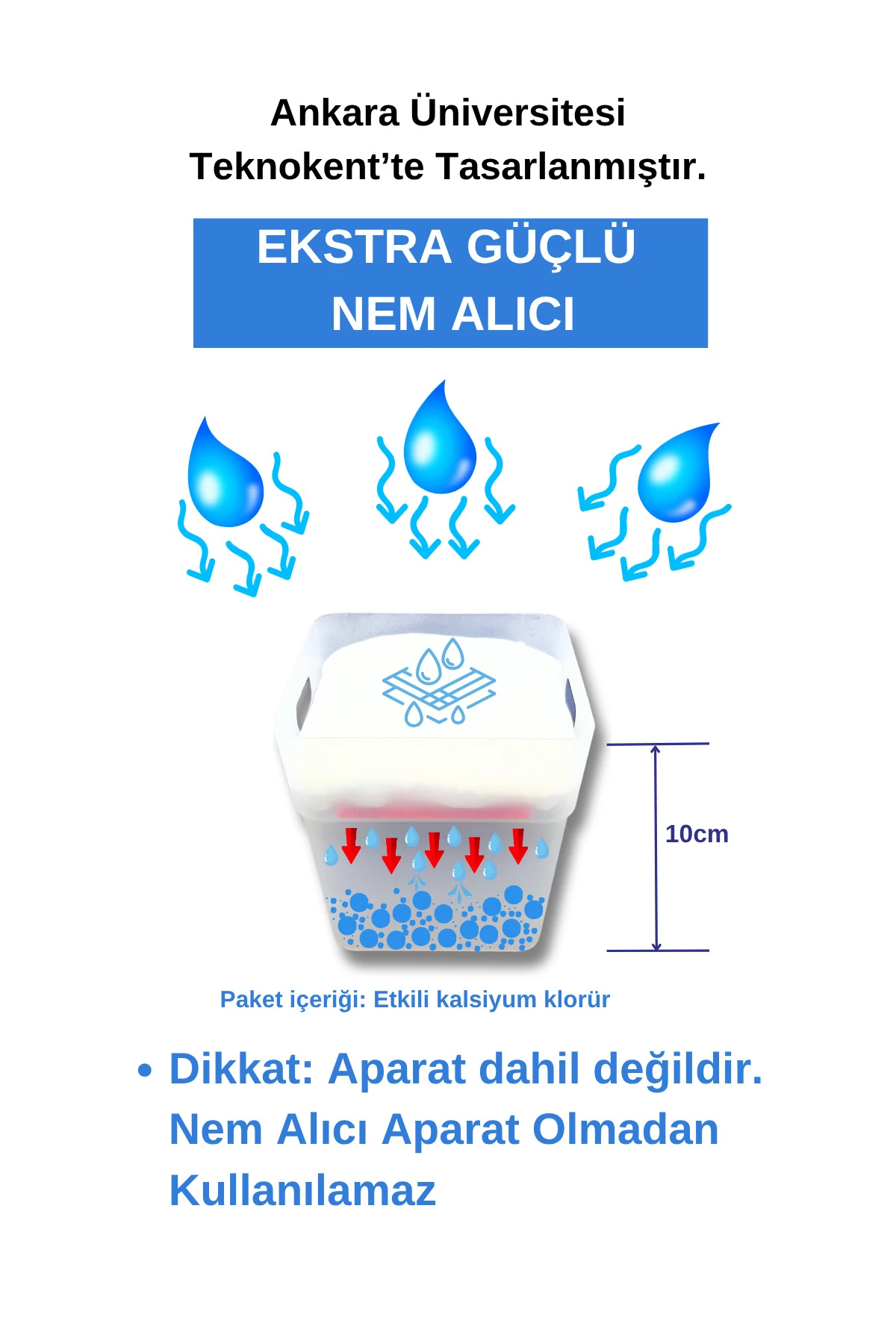 Nem Alıcı Yedek Torba toplam 200gr, 2x100gr, tüm nem alıcı kutularla uyumlu,rutubet giderici,kokusuz