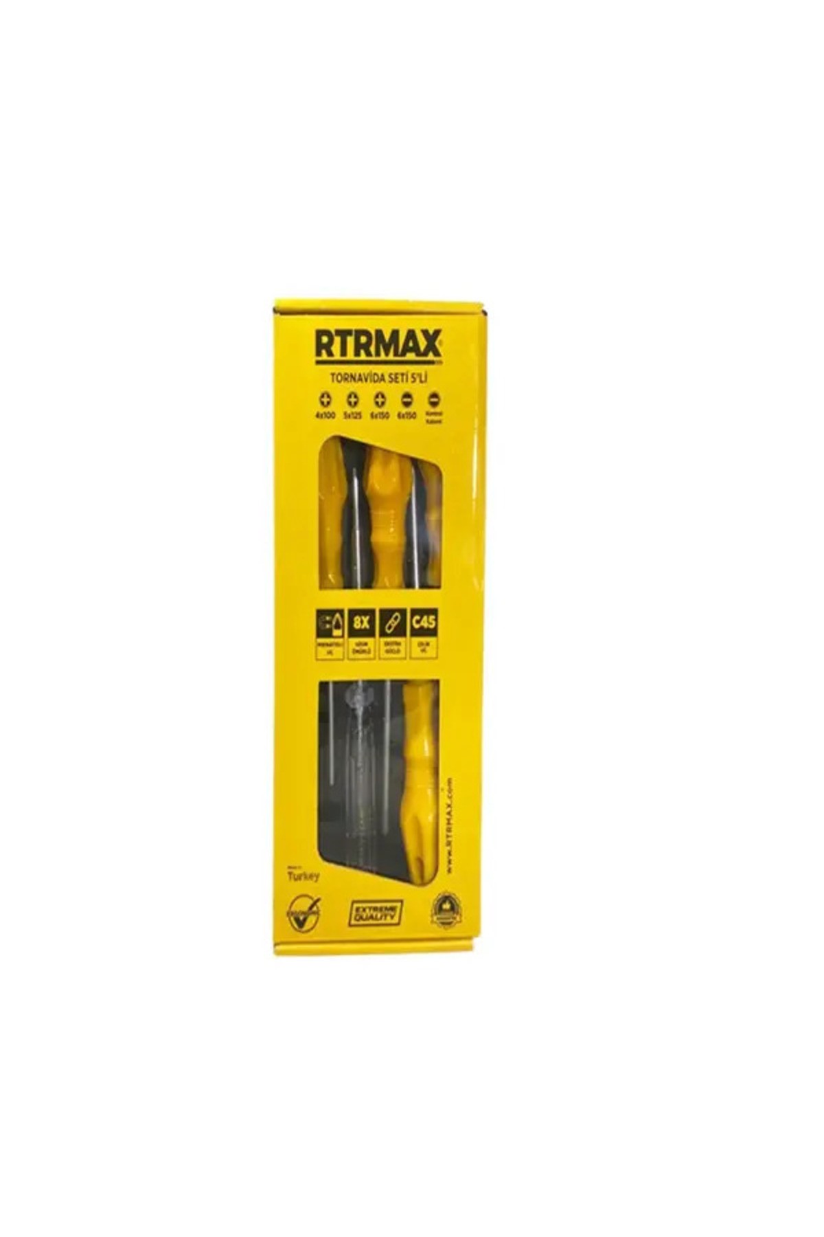 CRAFTOOL RTRMAX 5 PARÇA TORNAVİDA SETİ