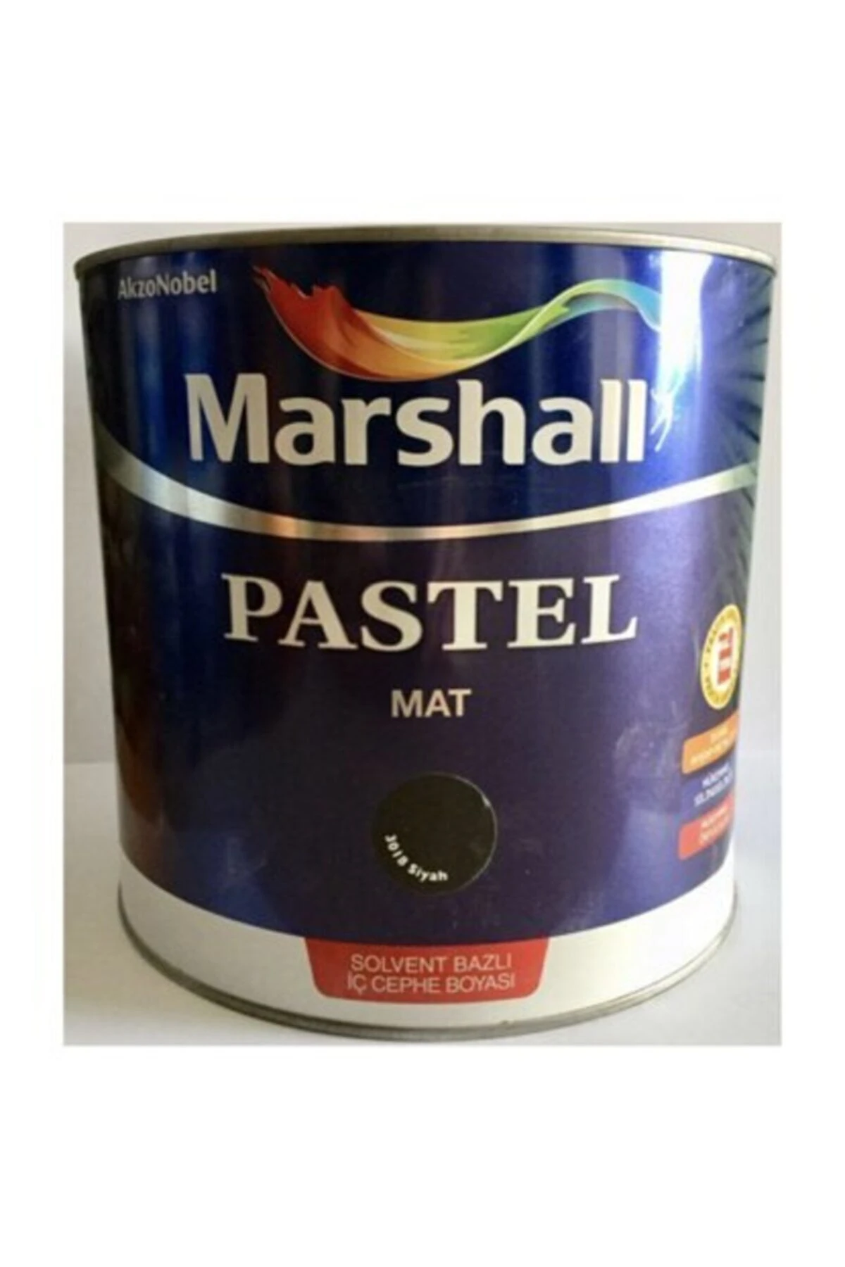 Pastel Mat Siyah 0.75lt Yağlı Boya
