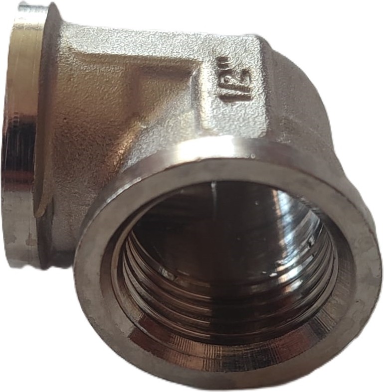 1/2" DN15 Krom Iç Dişli (Dişi) Dirsek - Chrome Female Elbow
