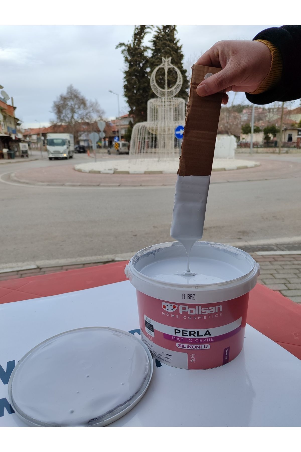 Dingin Gri Renk Silikonlu Silinebilir 2,5litre