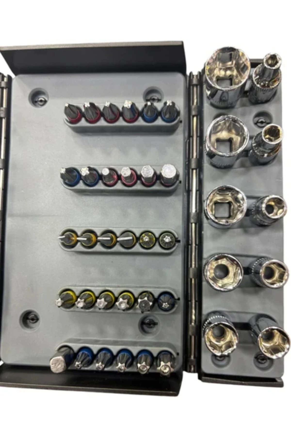 1/4" S2 Bits ve Cr-V Lokma Seti 53 Parça