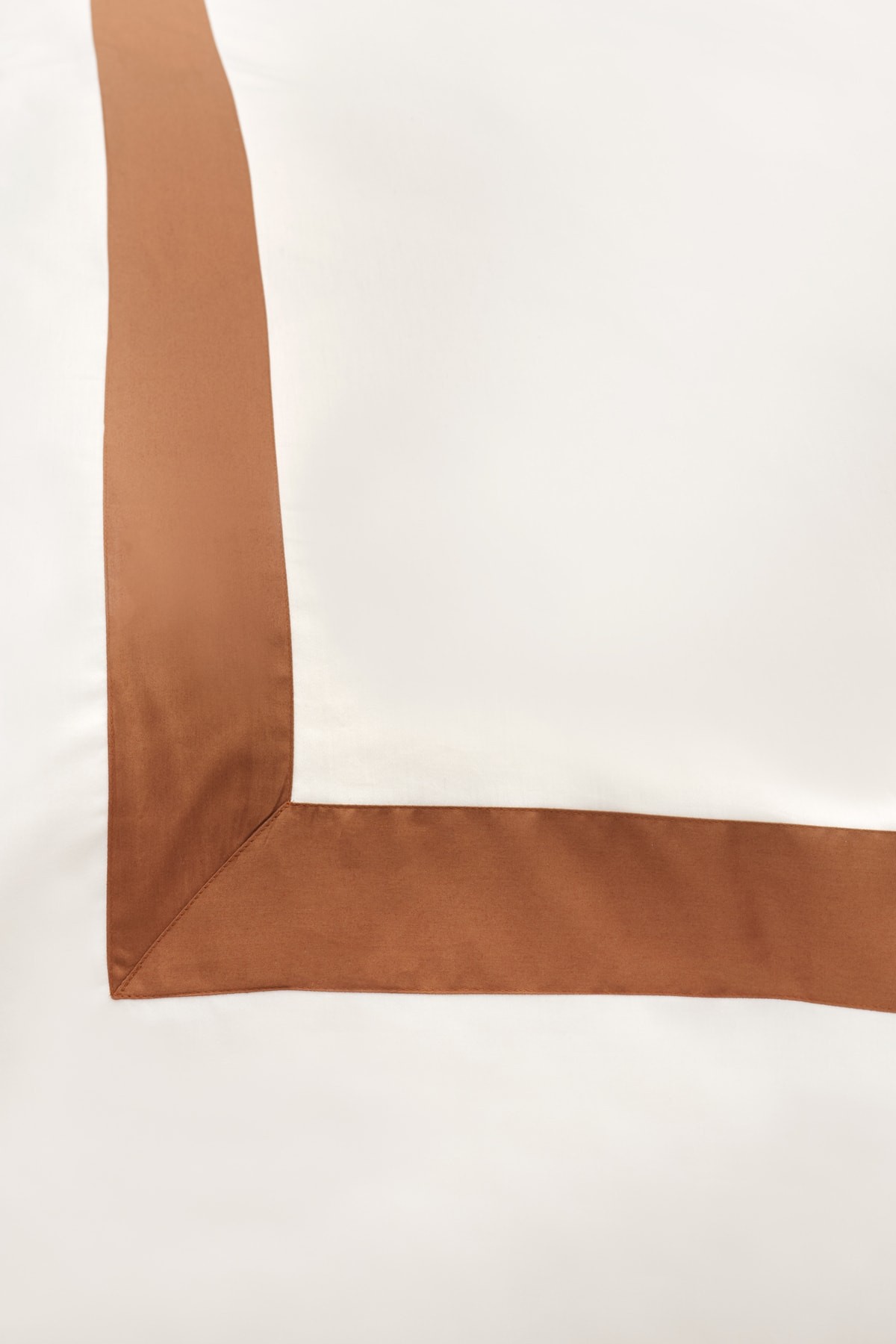 White Col Porto Gold Çift Kişilik Percale Nevresim Takımı