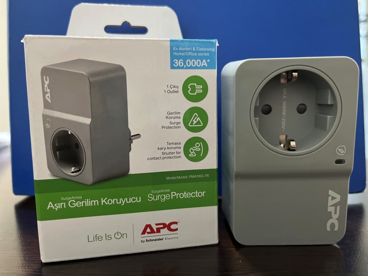 Apc By  Electric Akım Korumalı Priz 1 Çıkış 230 V