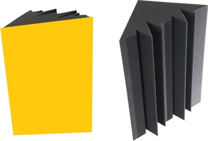 Bass Trap  Akustik Köşe Süngeri Bantlı 13 x 13 x 70