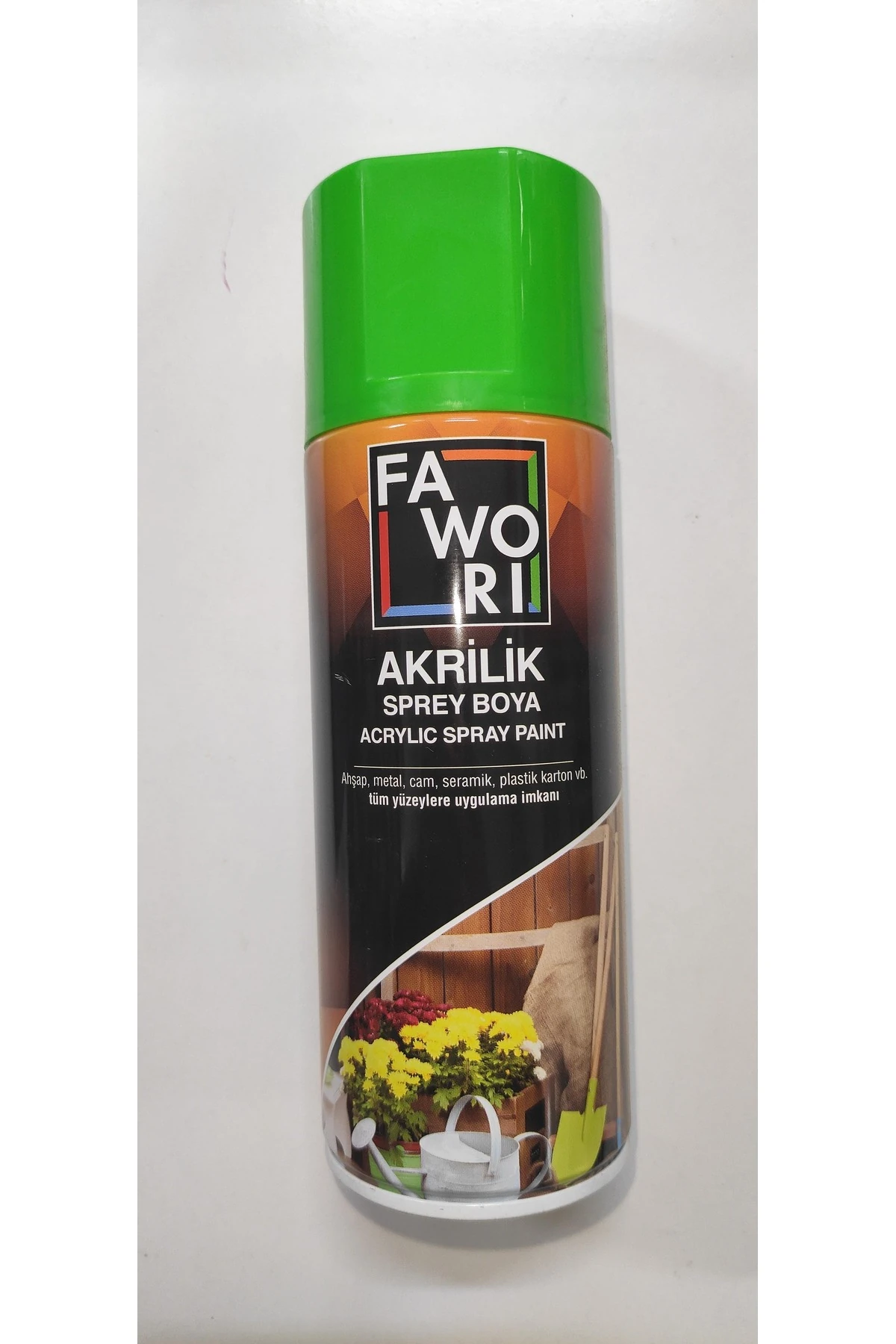FAWORİ AKRİLİK SPREY BOYA AÇIK YEŞİL