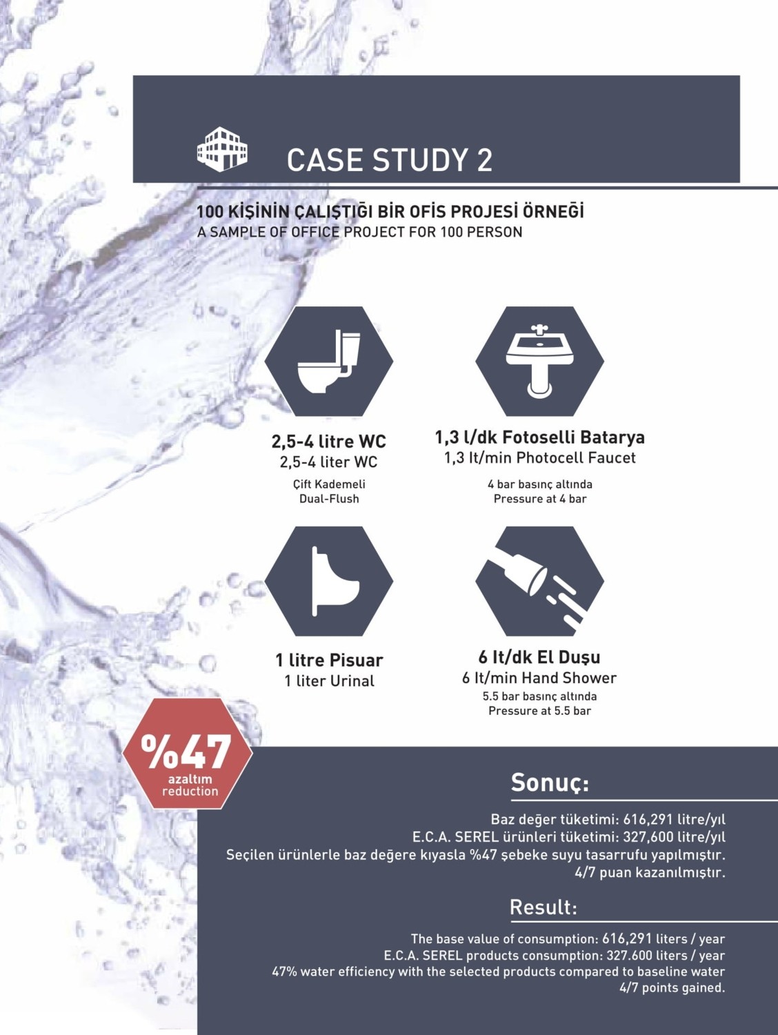 Eca Lia Ankastre Banyo Bataryası Sıva Üstü 3 Yollu 102167350-K
