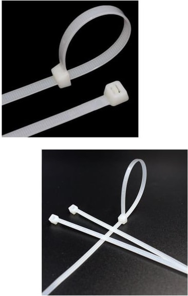 Kablo Bağı & Plastik Kelepçe & Cırt Kelepçe 4,8X200 mm Beyaz 100 Adet