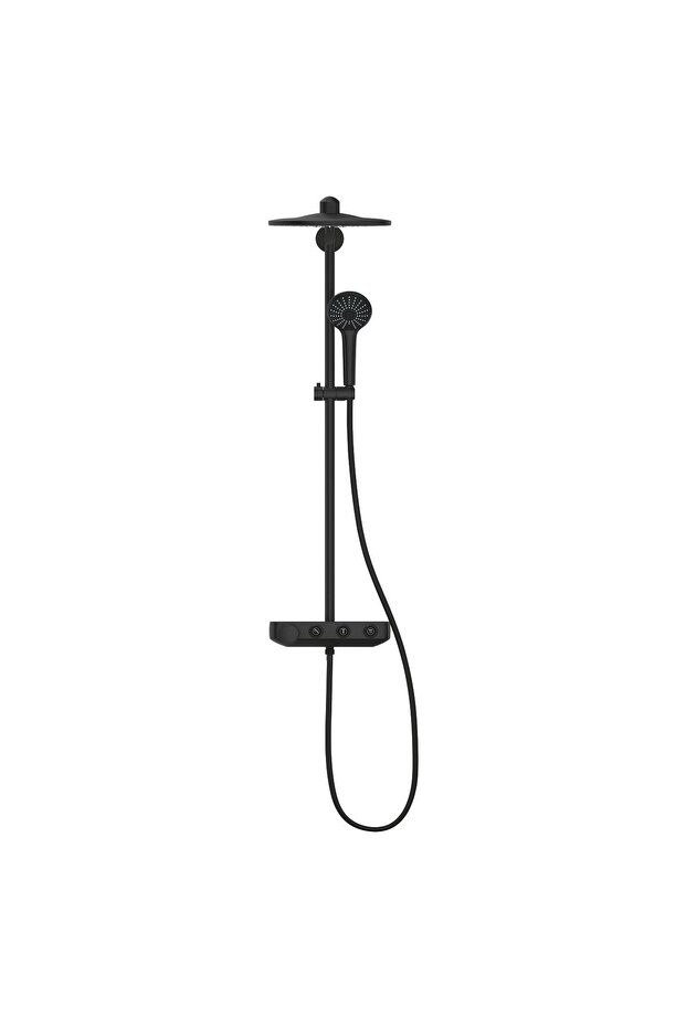 Euphoria Smartcontrol System 310 Duo Duvara Monte Termostatik Bataryalı Duş Sistemi Phantom Bl