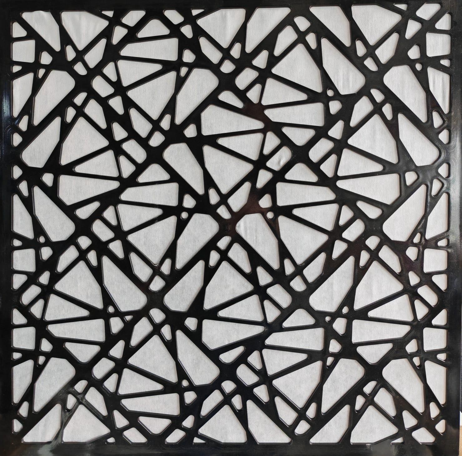 Dekoratif Asma Tavan Paneli Labirent Modeli 60 x 60 cm
