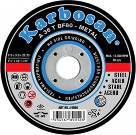 KARBOSAN 115x3.0 Nk Metal Kesici