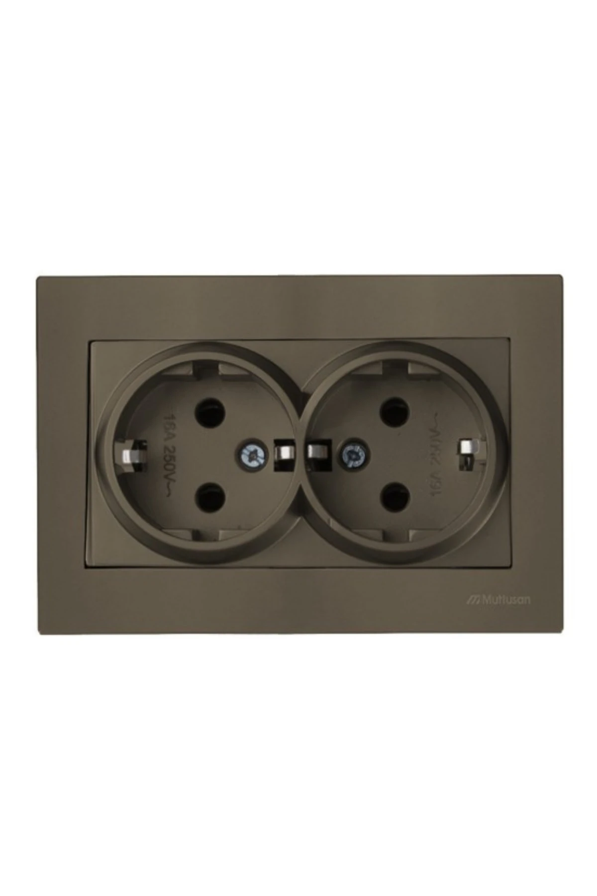 RITA İKİLİ TOPRAKLI PRİZ BLİSTERLİ ANTRASİT