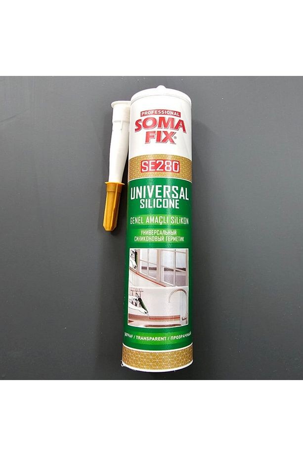 SOMAFİX şeffaf Genel Amaçlı Asetik Silikon 280 gr