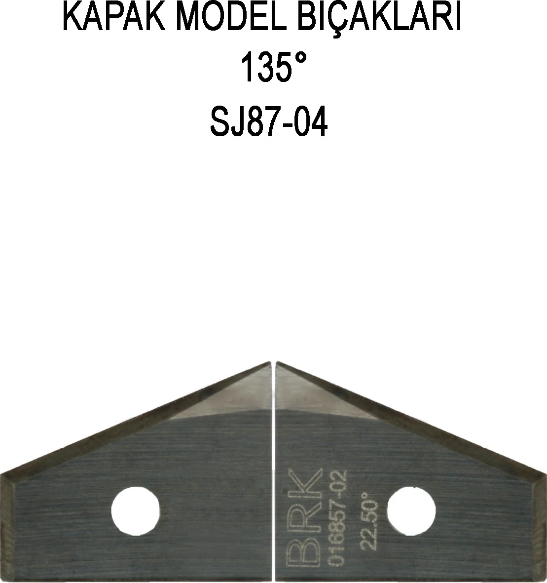 135 Derece Kapak Model Jilet (Ham Mdf )