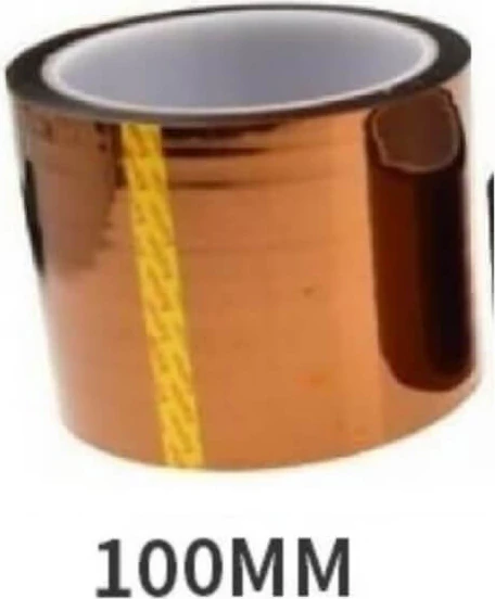 Kapton Bant. Isıya Dayanıklı Termal Bant. Isı Yalıtım Bandı 100MM