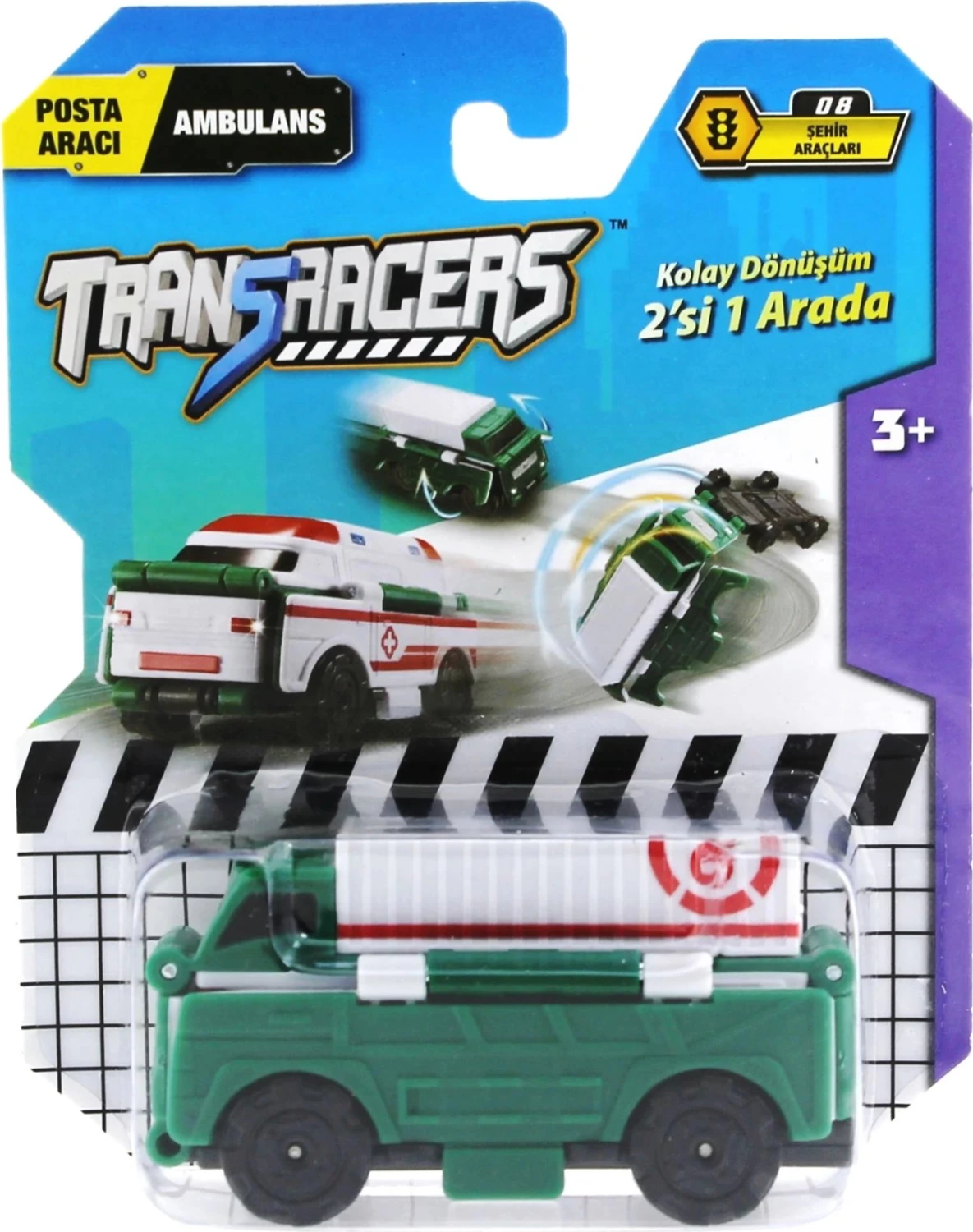 Transracers Dönüşen Araçlar Posta Aracı / Ambulans