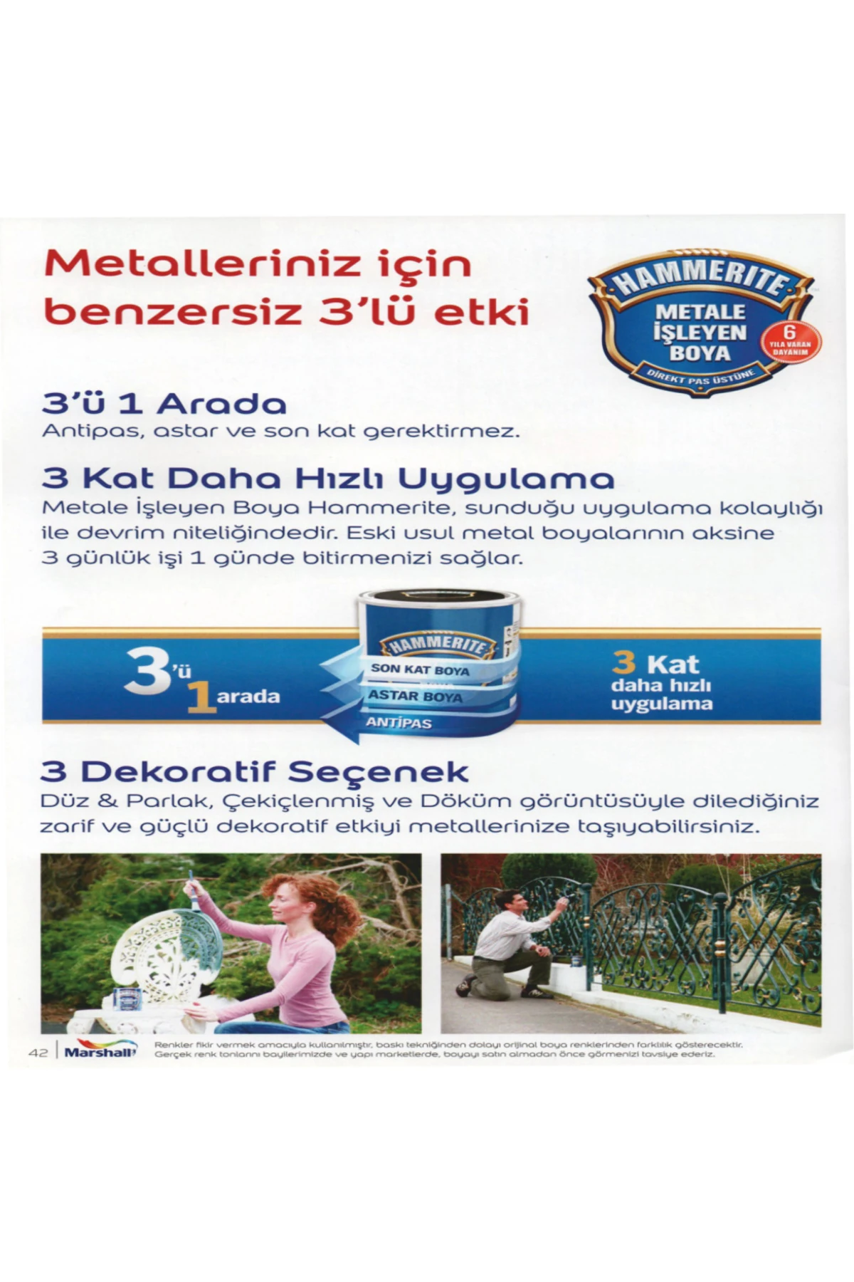 HAMMERİTE Pürüzsüz Koyu Kahverengi 0.75 LT-Astara Antipasa gerek kalmaz-6 Yıla varan dayanım