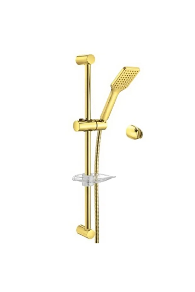 Tiera Banyo Sürgülü Hareketli Duş Seti- Altın 102846029
