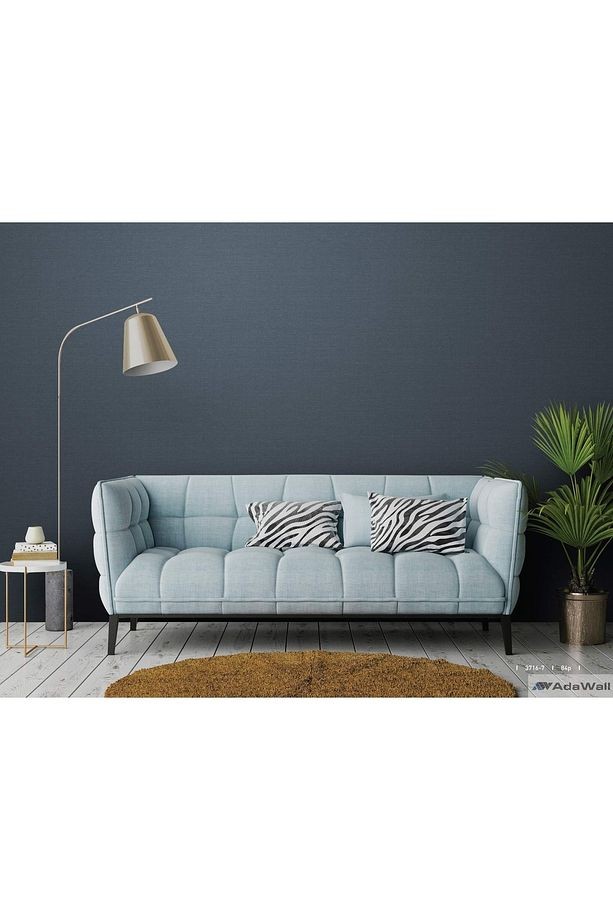 Alfa Duvar Kağıdı Düz Sade Desenli Non-woven Kağıt Taban Vinil Kaplı