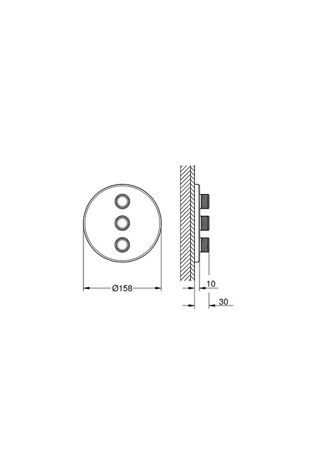 Grohtherm Smartcontrol Üç Noktadan Akış Kontrollü Kumanda - 29122000