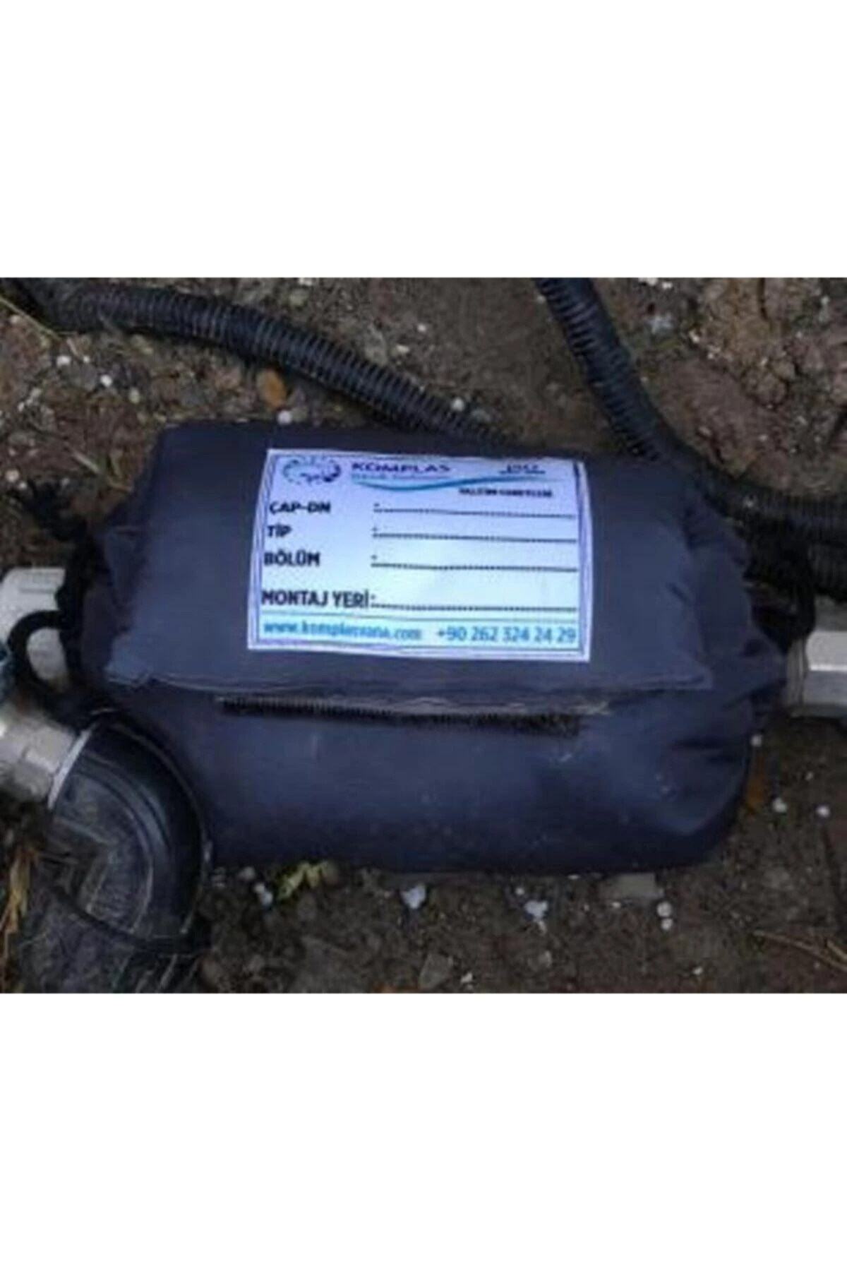 Ev Su Saati -Kartlı- Normal Sayaca Kar Kış - Dona (Donmaya) Karşı Koruma Isı Ceketi Izole (Taşyünü )