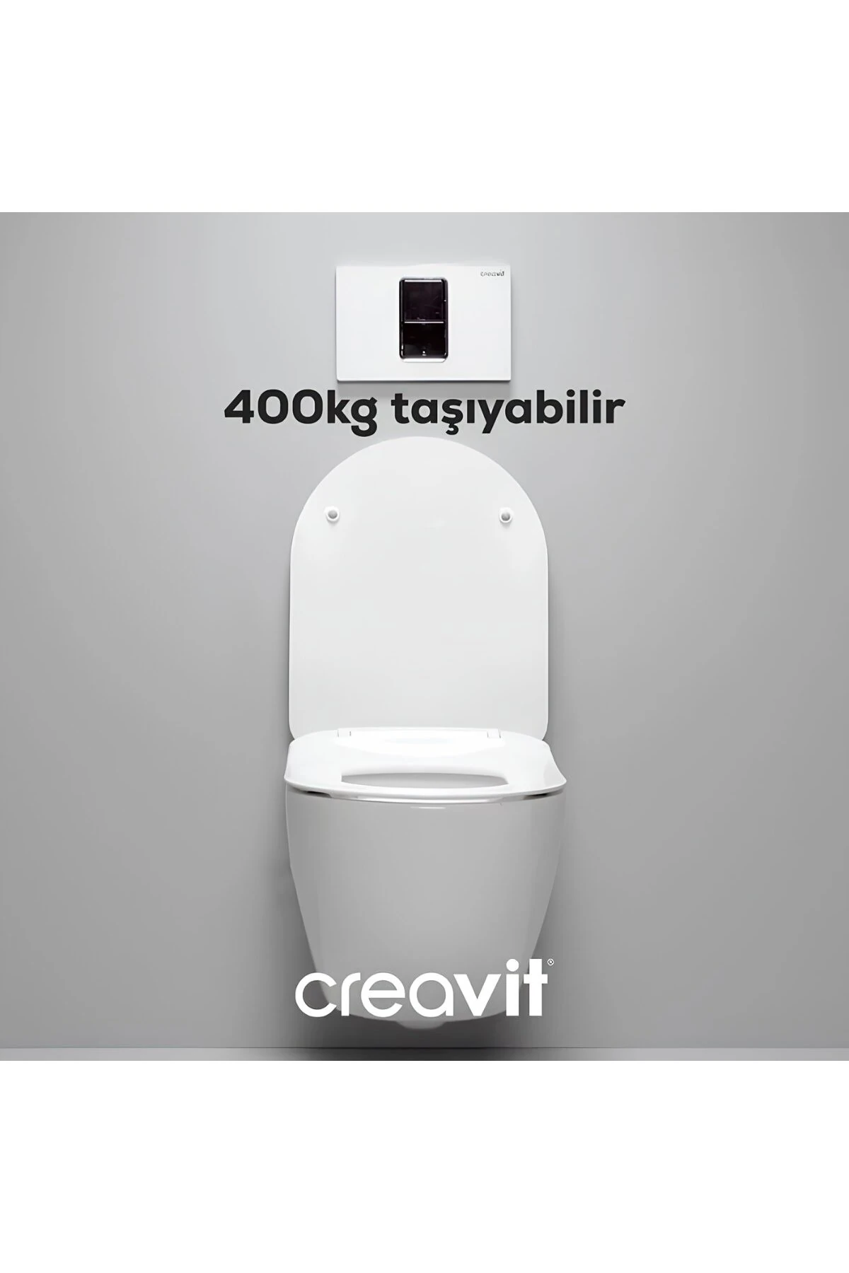 Free Beyaz Kanallı Asma Klozet FE320, Free Duck Duroplast Yavaş Kapak