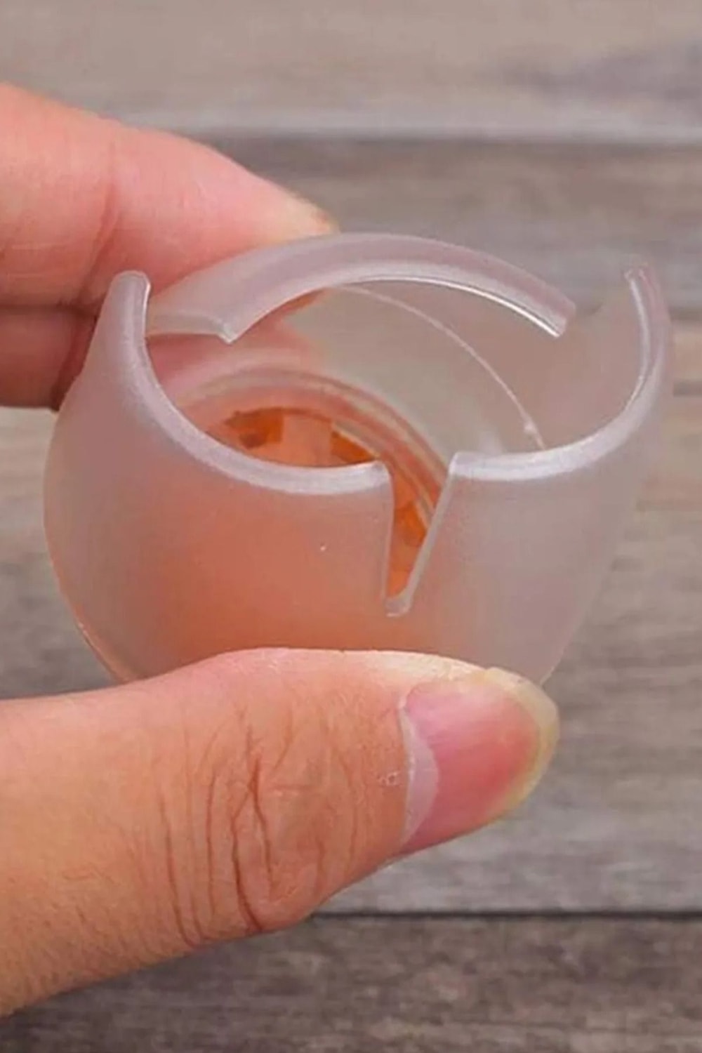 16'lı 25MM-32MM Silikon Sandalye Pabucu Masa Sandalye Zemin Koruyucu Kaydırmaz Sessiz Tip Şeffaf