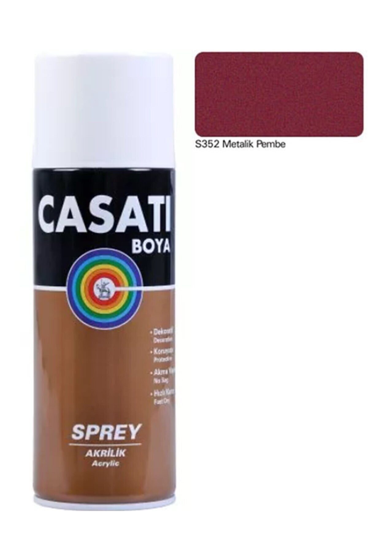Casatı 352 Sprey Metalik Pembe