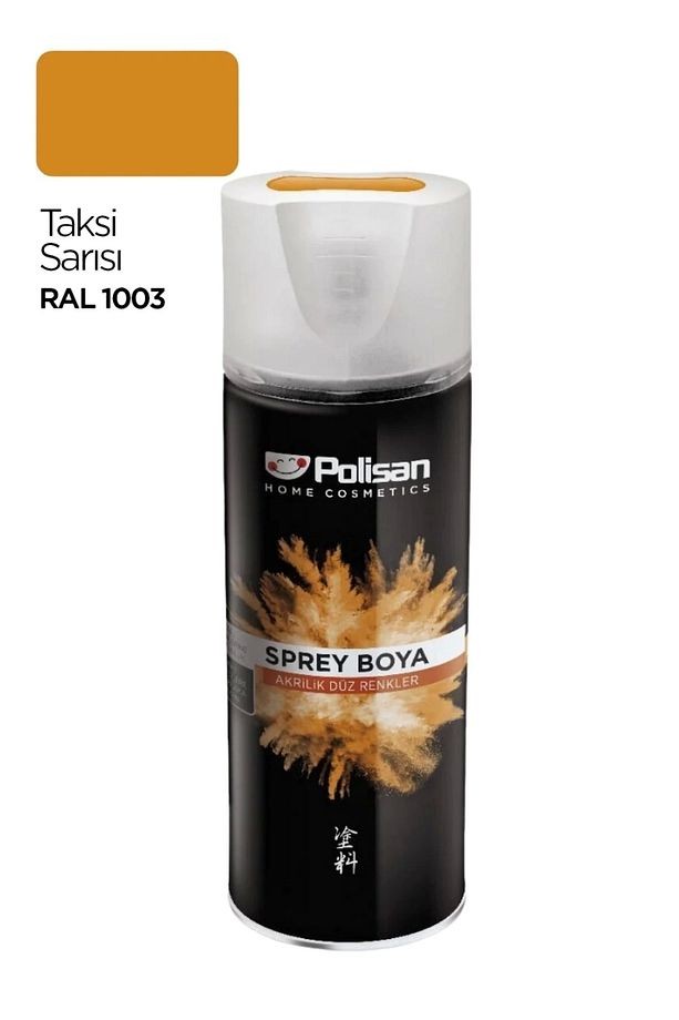 Akrilik Sprey Boya Taksi Sarısı 400 ml (RAL-1003)