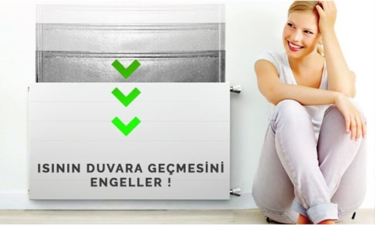 HOME Doğalgaz Faturanı düşür 1 adet 10mm Kalınlık Petek Tasarruf için Yalıtım Levhası Radyatör Arkalığı Arkası Levha Ses Isı Yalıtım Malzemesi