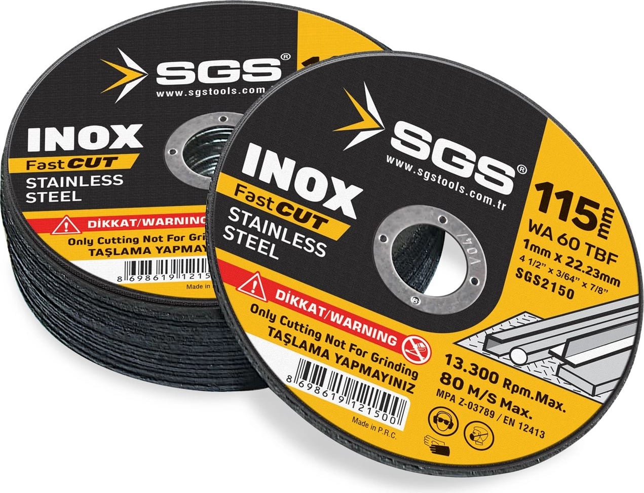Inox Kesici 115*1,0*22MM