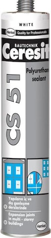 Poliüretan Mastik Beyaz 280ml Cs51