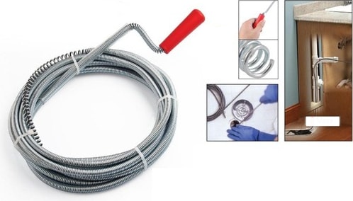 Lavabo ve Gider Boruları Açacağı - Lavabo Açma Sustası - 8 Metre