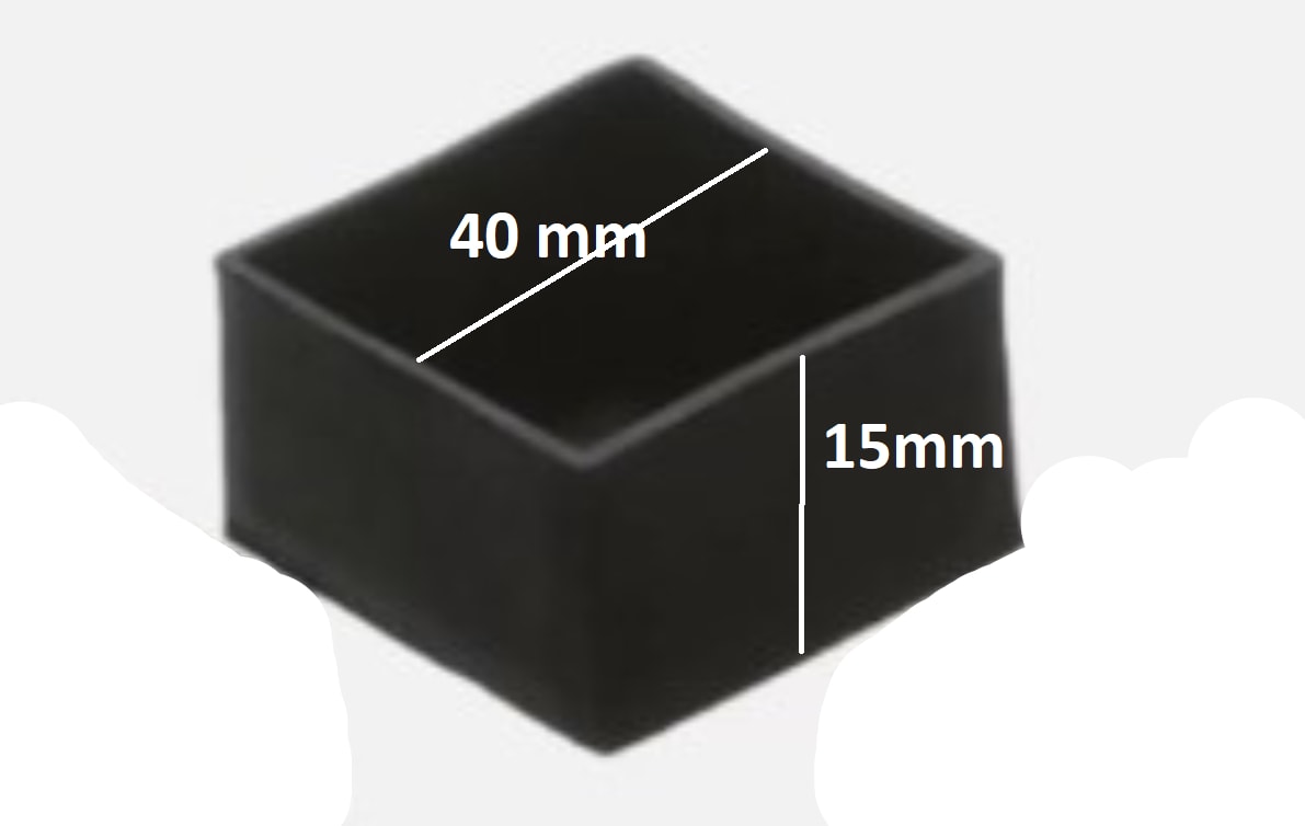 Adilon Tapa, Plastik Sandalye, Profil Tapası 40MM x 40MM Dış 10 Adet